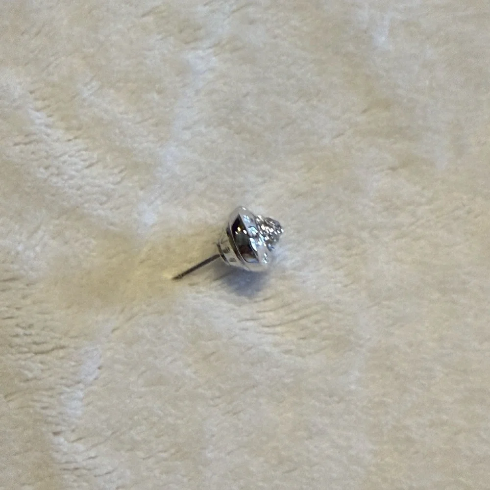 Henri Bendel Sparkling Silver Earrings - Picture 3 of 7